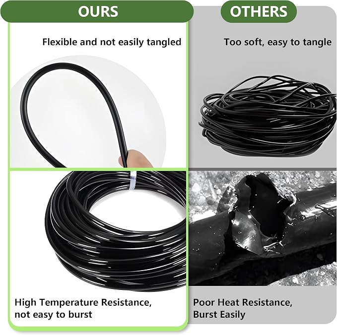 Drip Irrigation Kit for Garden, Quick-Connect Raised Bed Watering System 230FT, Plant Accessories, Drip Line Kit for Greenhouse, DIY Micro Sprinklers Set for Yard Outside,Sistema De Riego Por Goteo