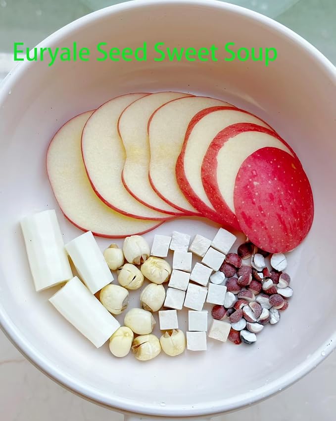 Euryale Seed（Qianshi）- Pure Natural Chinese Herbal Medicine-Dried Fox Nut-Gorgon Fruit-1lb/454g Used for making soup-芡实 (Euryale Seed)