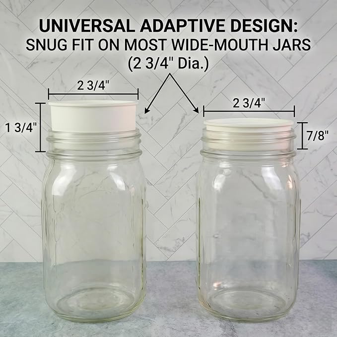 Microgreens Growing Kit Compatible with Mason Jar, 4-Pack Deep & Shallow Hydroponic Sprouting Trays for Indoor Gardening, Easy Indoor Microgreens Grower for Kitchen Herb Gardening and Home Growing