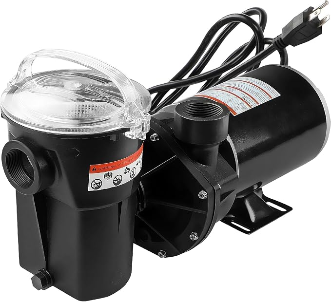 W3SP1580X15 1.5 HP Pool Pump, Single speed motor, 115V 11.2A 3450RPM 60Hz, Direct Replacement for Hayward PowerFlo LX Series