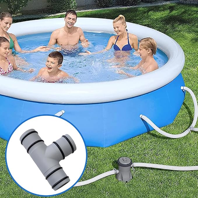 Pool Hose Adapter Connector,1.25” 3 Interfaces Pool Vacuum Hose Adapter for Above Ground Swimming Pool and Pool Filter Pump,Parts Accessories Replacement Form Für