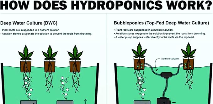 The Atwater HydroPod - DIY Dual DWC Deep Water Culture/Recirculating Drip Hydroponic Garden System - Bubble Bucket - Drip Ring Net Pot Lid Assembly Only
