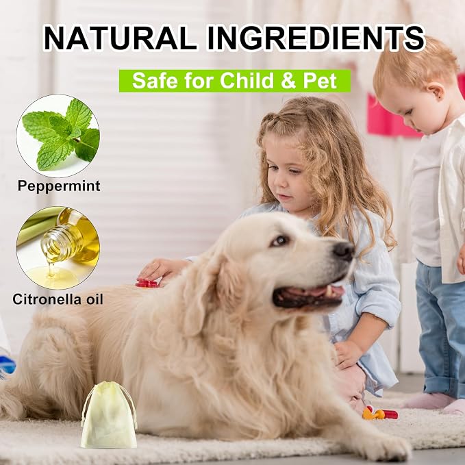 Mosquito Repellent Outdoor Patio, Mosquito Control Indoor, Mosquito Deterrent for Yard/Camping/Home/Travel 12-Pack
