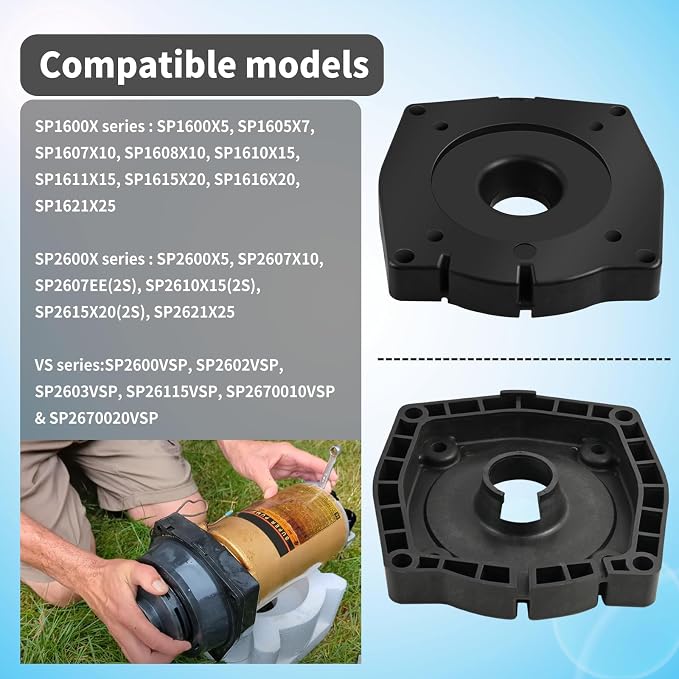 SPX1600F5 Mount Plate Fit Hayward Super Pump,For SP1600X and SP2600X series | SPX1600F5 Mount Plate fits Hayward Super Pump Fit for SP1600X and SP2600X series