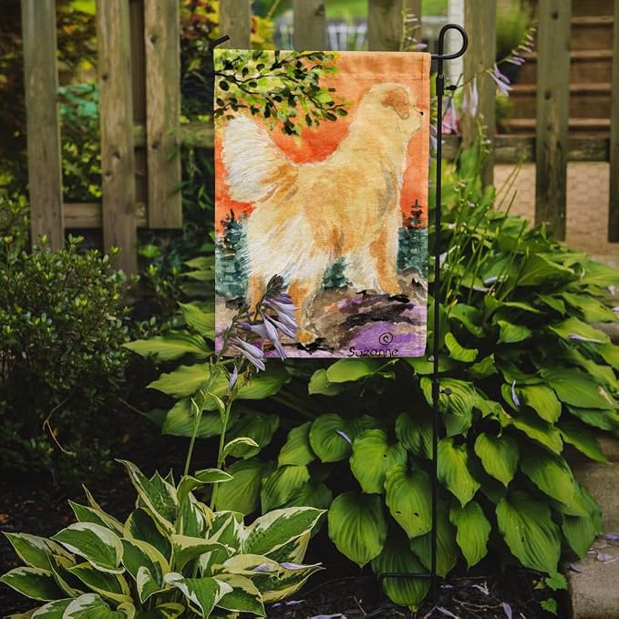 Caroline's Treasures SS8851GF Golden Retriever Garden Flag Mailbox Flag Decorative Yard Flag Banner Outside Patio Artwork Yard Flower Beds, Garden Size, Multicolor