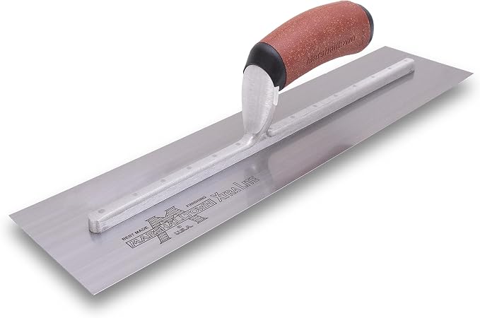 MARSHALLTOWN High Carbon Steel Finishing Trowel, 5 x 12 Inch Concrete, Masonry and Drywall Finishing Tool, Assembled in USA, MXS7DC