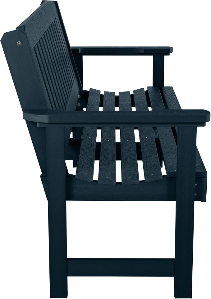 highwood Lehigh Garden Bench, 5 Feet, Federal Blue