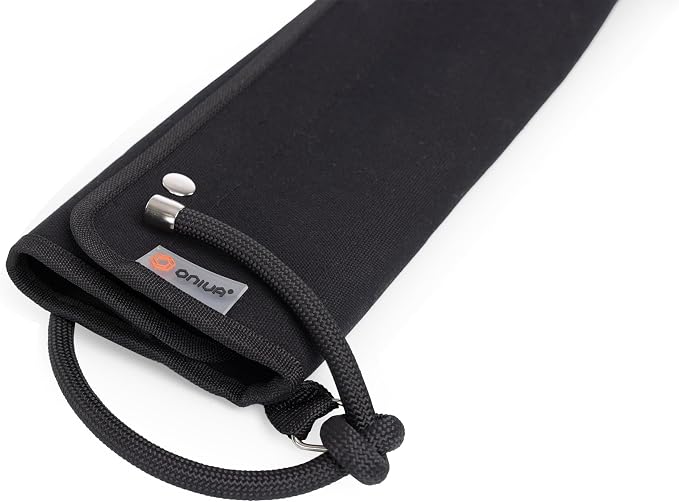 PICNIC TIME BBQ Roll Up 3 Piece Set, Outdoor BBQ Accessories with Black Canvas and Beechwood Tools, Grilling Accessories for Barbecue, BBQ Tools & Grill Set with Durable Canvas Tote and Strap, (Black)