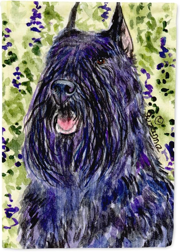 Caroline's Treasures SS8853GF Bouvier des Flandres Garden Flag Mailbox Flag Decorative Yard Flag Banner Outside Patio Artwork Yard Flower Beds, Garden Size, Multicolor