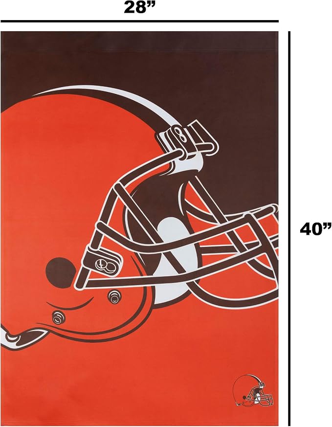 NFL Double Sided Team Logo Vertical Flag (40" x 28")