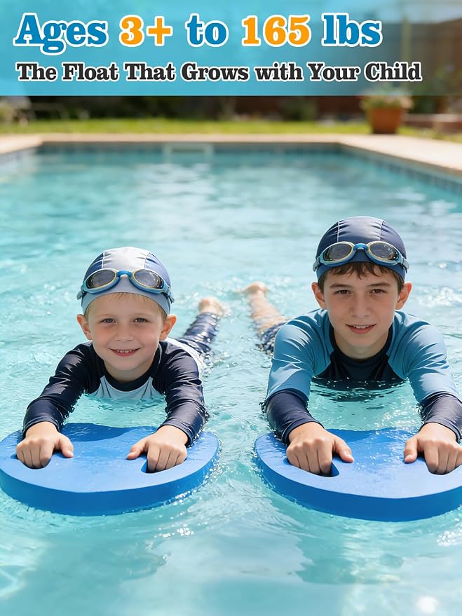 Aulock Swimming Kickboard for Kids with Handrail Hole | Safe Swimming Training Aid Kickboard, Practising Swimming Kickboard for Beginners, for Summer Pool Party