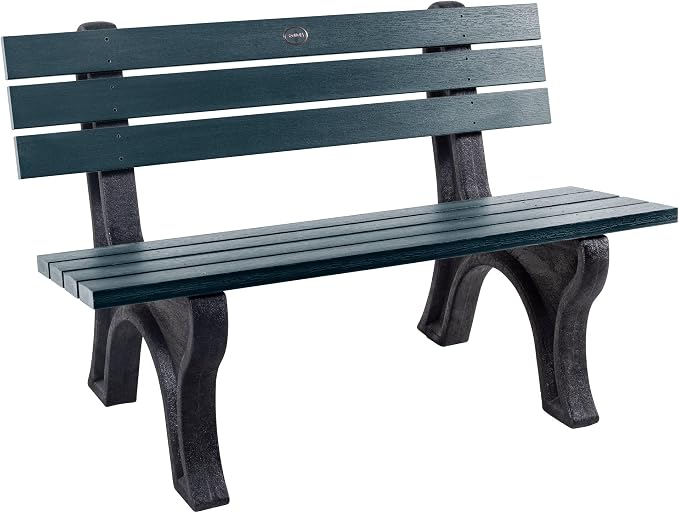 Sequoia Professional Aurora 4 ft Park Bench, Federal Blue