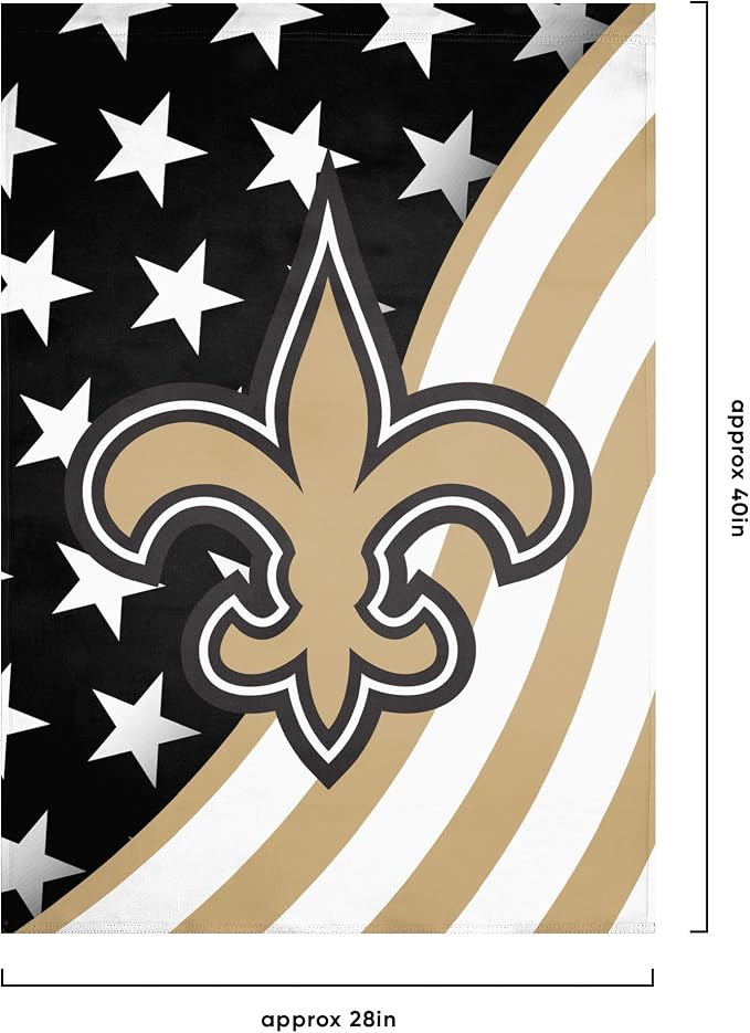 NFL Double Sided Team Logo Vertical Flag (40" x 28")