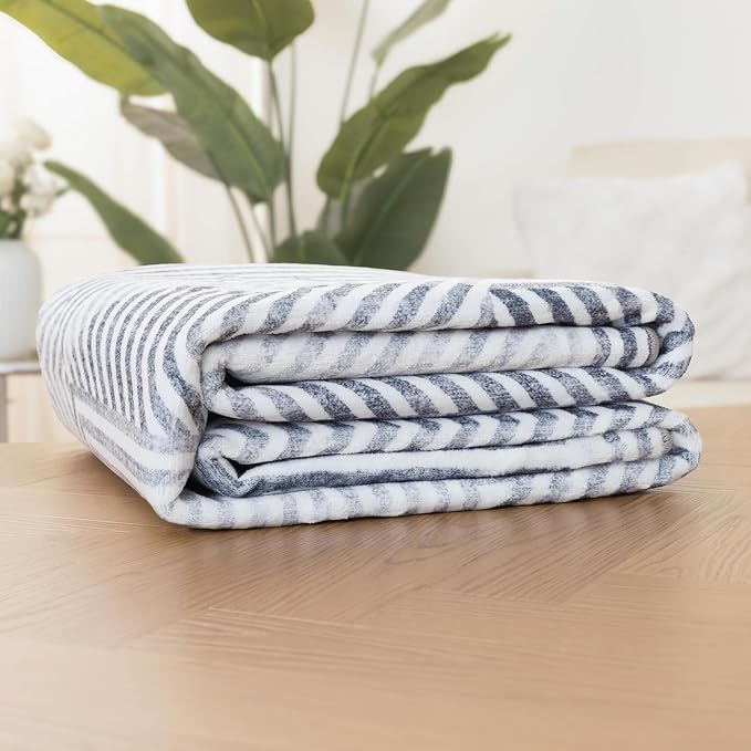 Machine Washable Area Rug Runner - Living Room Bedroom Bathroom Kitchen Entryway Office - Padded Low Pile Stain Resistant Premium - Modern Geometric Contemporary - Miles - Gray 2'6" x 6'