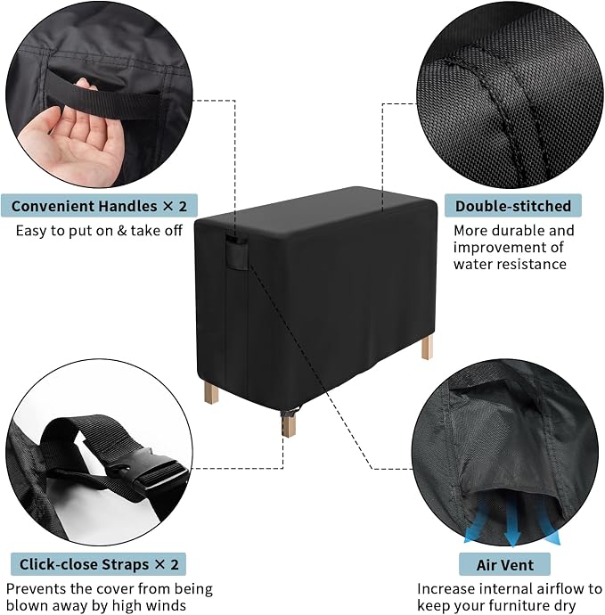Outdoor Raised Garden Bed Cover for Winter (Only Cover), Waterproof Raised Planter Boxes Stand Covers - 72 x 23 x 30 inch