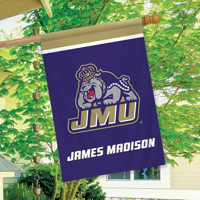 James Madison University NCAA House Flag 28" x 40" Briarwood Lane