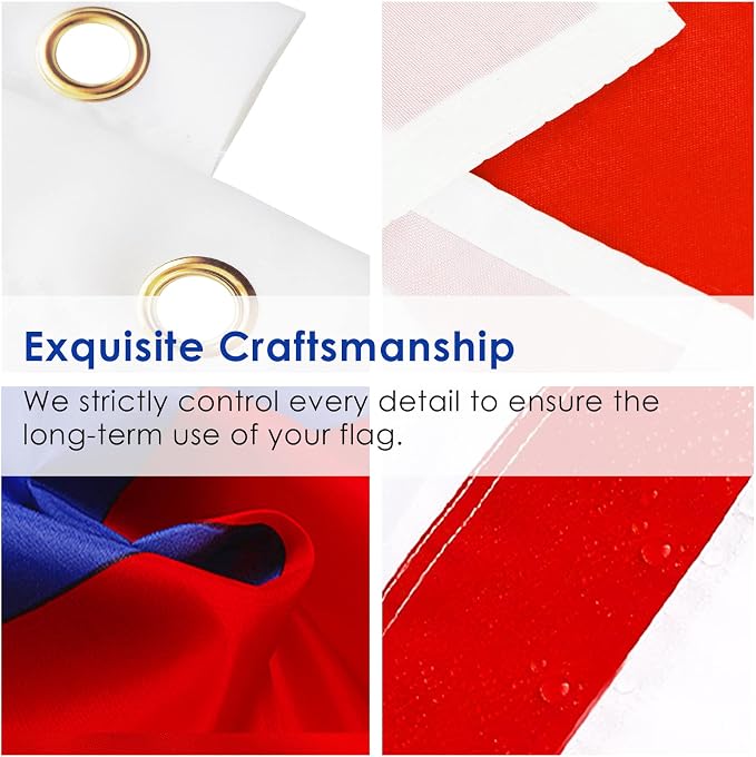 AhfuLife British Flags 3x5 Ft, Union Jack Flags for Outside - Double Side with Brass Eyelets United Kingdom Flag for Olympic Party Decorations, Bar Garden Street Decoration Indoor Outdoor