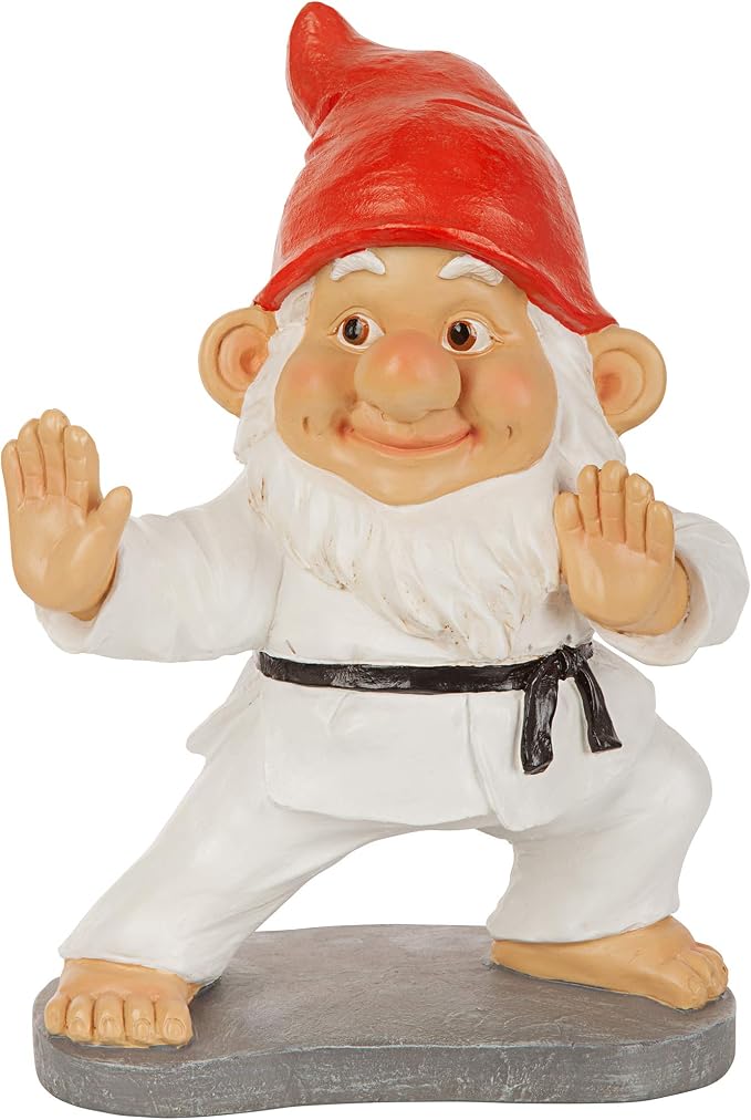 Design Toscano Karate Kobi Martial Arts Garden Gnome Statue