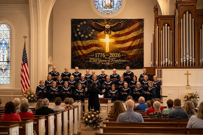 USA 250 Year Anniversary Flag 3x5 Ft – 1776-2026 United States Semiquincentennial Outdoor Banner, 250th America Birthday Celebration Decor (Cross Poly)