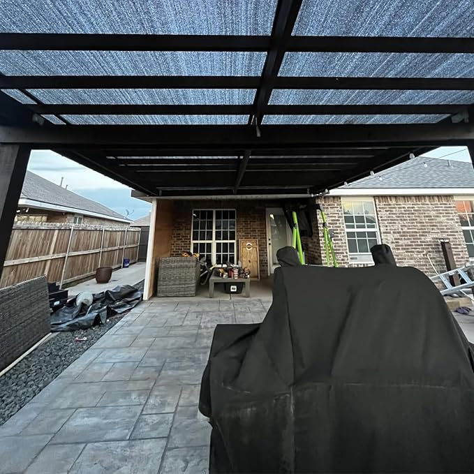 Black Shade Cloth 90%,3x10 FT UV Resistant Mesh Tarp, Durable Shade Net for Plants Cover, Dog Kennel, Chicken House and Outdoor Garden Protection