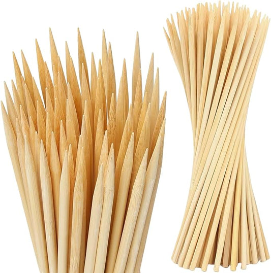 100 PCS 2FT (24 Inch) Bamboo Plant Stakes – Natural Bamboo Sticks for Indoor & Outdoor Plants – Garden Stakes & Plant Support Stakes for Tomato, Beans, Climbing Plants & More – VESYMAN