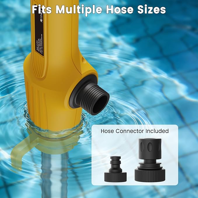 Cordless Stick Water Transfer Pump Compatible with Dewalt 20V Battery(Tool Only), 720 GPH Portable Electric Water Pump, Sump Pump, 160W Brushless Utility Water Pump for Pool, Garden, Pond and Boat