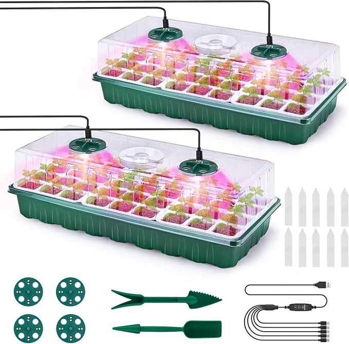 Pattiumo Seed Starter Tray with Grow Lights