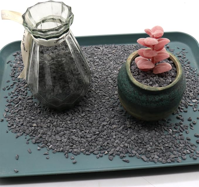 Coarse Sand. Black Color. 1/8 Inch 10 lbs. for Potting Soil, Succulents, Pots, Plants, Gardening, Indoor, Crafting, Vase Fillers, Landscaping (X-Mini, COARSE Sand - Black, 10)