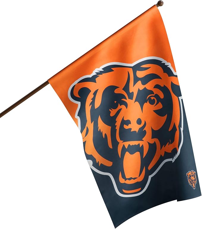 NFL Double Sided Team Logo Vertical Flag (40" x 28")