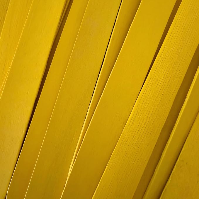 Natural Wood Plant Labels Or Garden Stakes - 10 Inches Tall - for Field and Garden Use - Eco-Friendly & Sustainable Plant Identification - Made in USA (25, Yellow, 10 Inches)