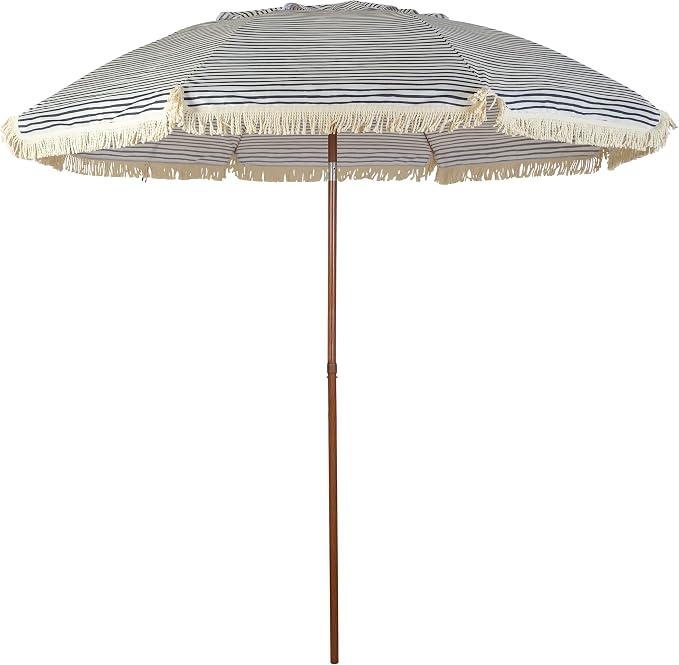 Hula Thatched Tiki Umbrella Tropical Palapa Raffia Tiki Hut Hawaiian Patio Umbrella with Fringe Boho Parasol 6' 8' & 9' Options