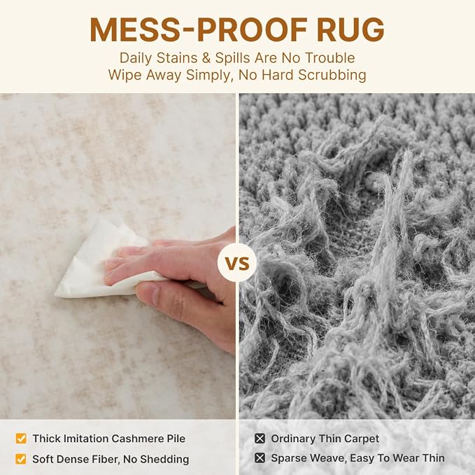 Washable 4'x6' Abstract Area Rug for Bedroom Living Room | Modern Carpet For Bedroom Kitchen Office Hallway Entryway Printed Pattern Home Decor Non-Slip Stain-Resistant Easy To Clean
