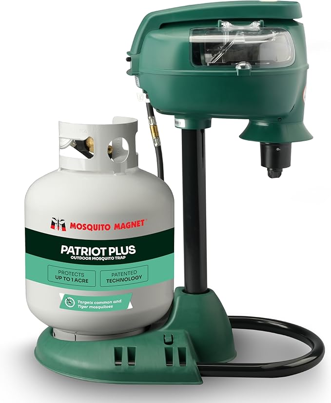 Mosquito Magnet MM4200B Patriot Plus Mosquito and Flying Insect Trap and Killer - Outdoor Fly Trap Protects Up to 1 Acre, Green
