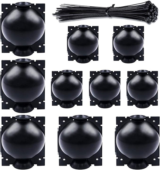 Tanzfrosch 10 Pack Tree Root Growing Box, Rooting Ball Grafting Tools, Reusable High Pressure Tree Rooter Air Layering Propagation Kit Propagator Pot Rooting Device for Trees Flowers