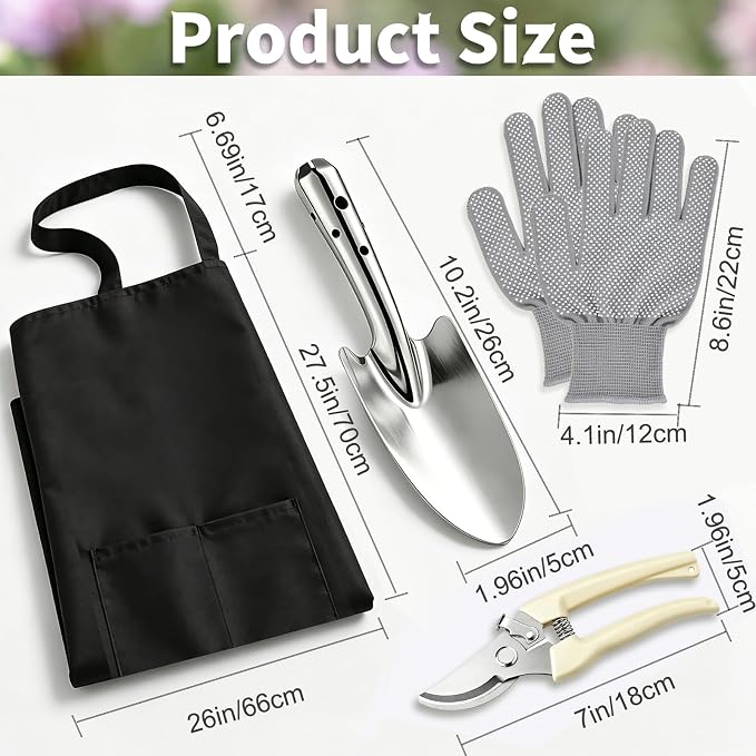 godehone Succulent Care Tools Set 5 PCS, Indoor Plant Accessories for Gardening Lovers Gifts