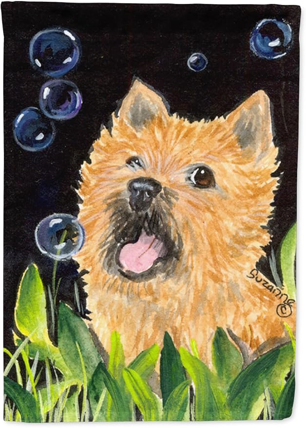 Caroline's Treasures SS8928GF Cairn Terrier Garden Flag Mailbox Flag Decorative Yard Flag Banner Outside Patio Artwork Yard Flower Beds, Garden Size, Multicolor