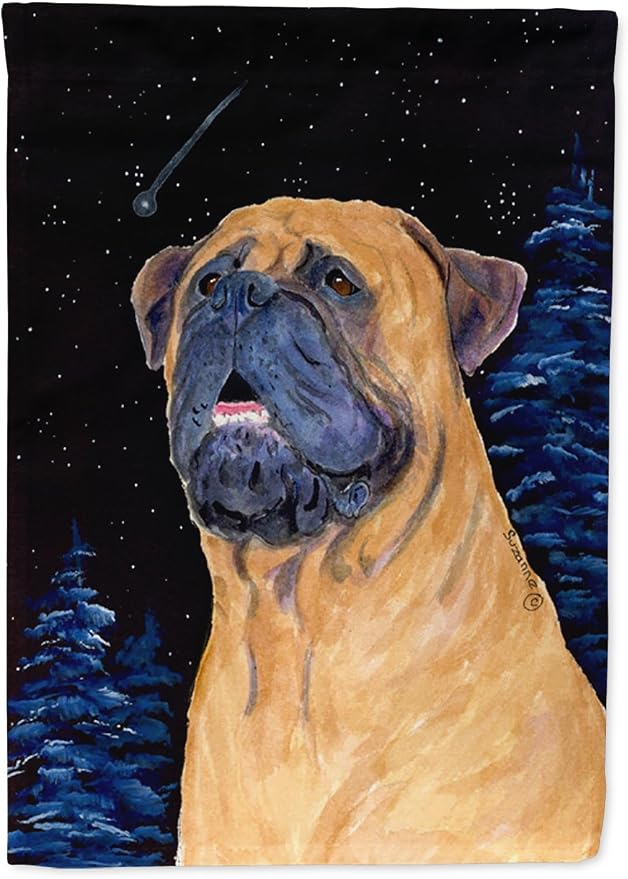 Caroline's Treasures SS8672GF Bullmastiff Garden Flag Mailbox Flag Decorative Yard Flag Banner Outside Patio Artwork Yard Flower Beds, Garden Size, Multicolor