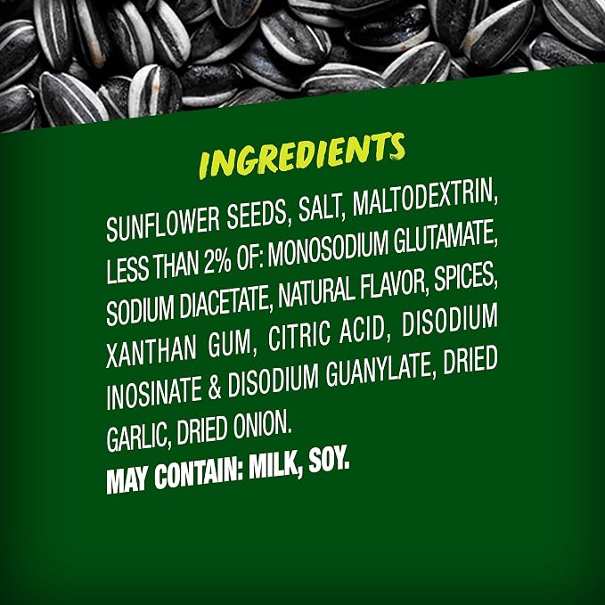 BIGS Sunflower Seeds, Vlasic Dill Pickle Flavor, 5.35 oz. (Pack of 12)