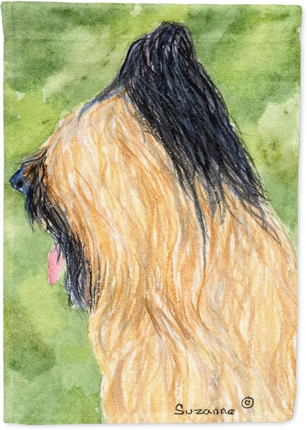 Caroline's Treasures SS8783GF Briard Garden Flag Mailbox Flag Decorative Yard Flag Banner Outside Patio Artwork Yard Flower Beds, Garden Size, Multicolor