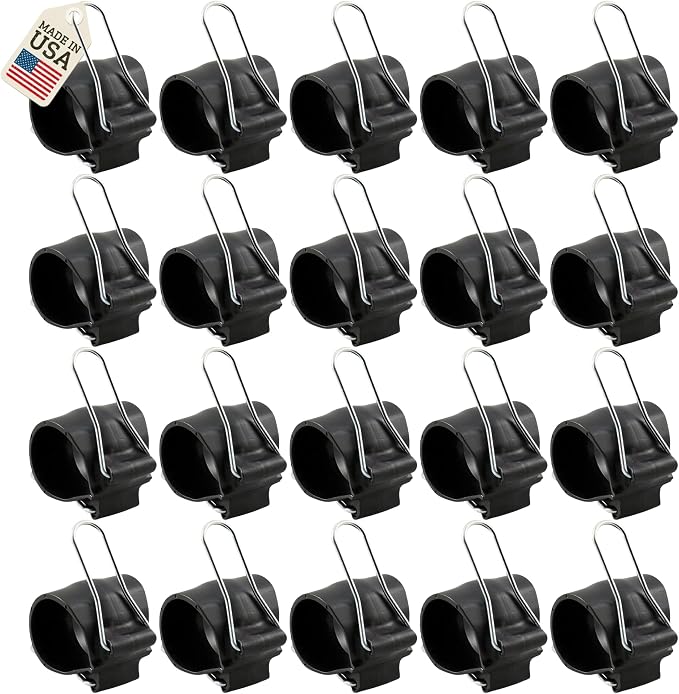 Reusable Plant Clips Made in USA – Orchid Clips, Plant Support Clips & Cord Clips – Heavy-Duty, Weather-Resistant & Durable – Secure Stems, Vines, Wires, Cables, Tomato Plants– Indoor & Outdoor