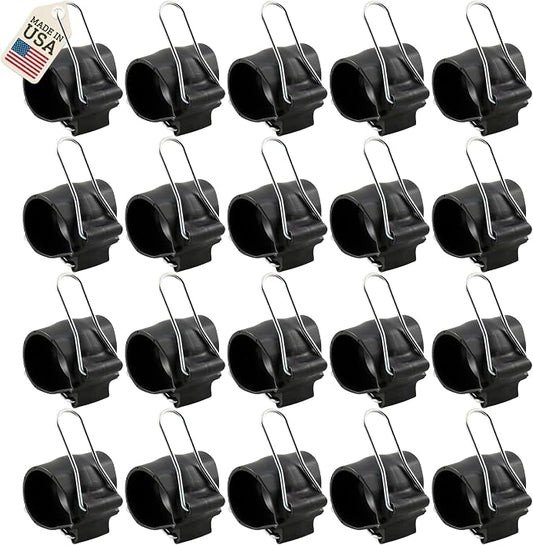 Reusable Plant Clips Made in USA – Orchid Clips, Plant Support Clips & Cord Clips – Heavy-Duty, Weather-Resistant & Durable – Secure Stems, Vines, Wires, Cables, Tomato Plants– Indoor & Outdoor