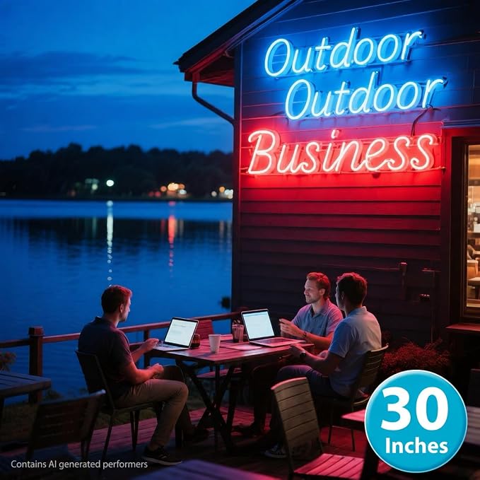 Large Outdoor Business Neon Sign Waterproof, Custom Neon Signs For Business Pool Patio for Wall Decor, Personalized Waterproof IP67 Pro LED Lights For Outdoors, Pooltime Backyard Beach Garden Outside Store Bar Business Store Friends Dad's Gifts