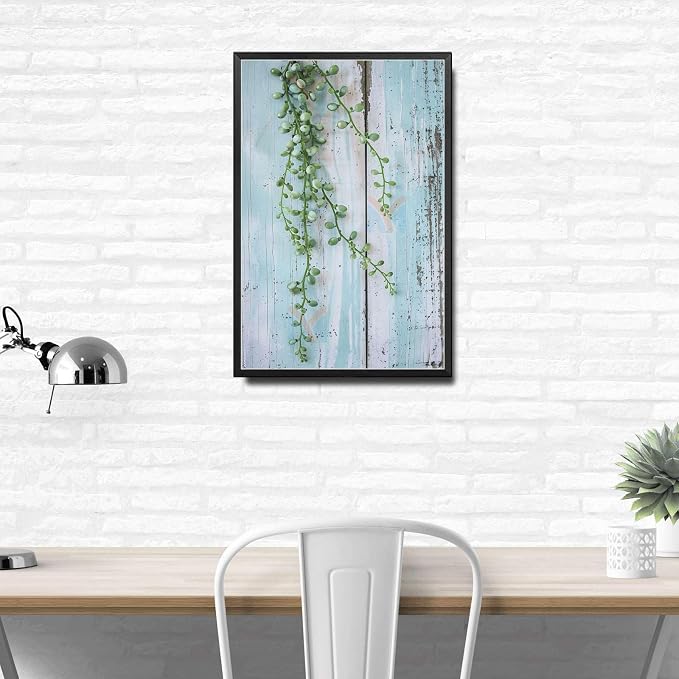 Metal Sign Tin Sign Vintage Delicate String of Pearls Tin Sign for Vintage Paintings Shabby Chic Touch and Simple Beauty Admir Bar Signs for Home Bar for Club 6×8 Inches with Metal Frame