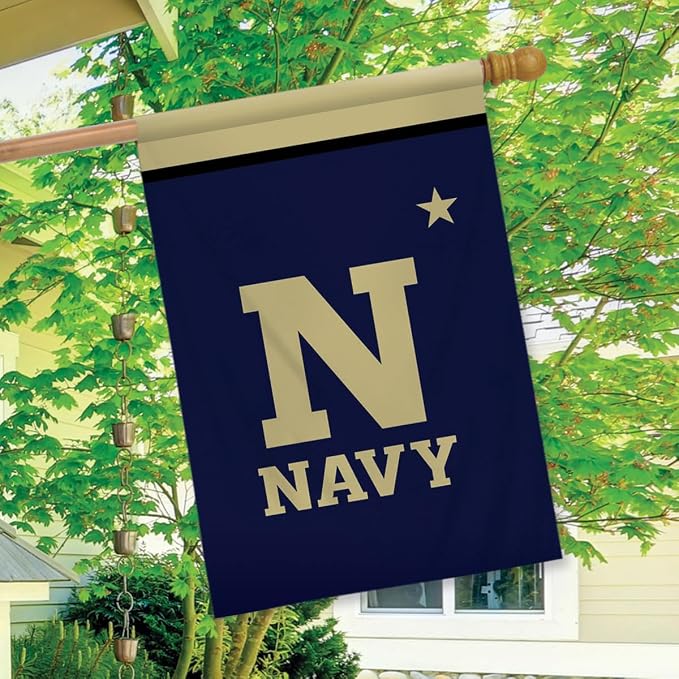 United States Naval Academy NCAA House Flag 28" x 40" Briarwood Lane