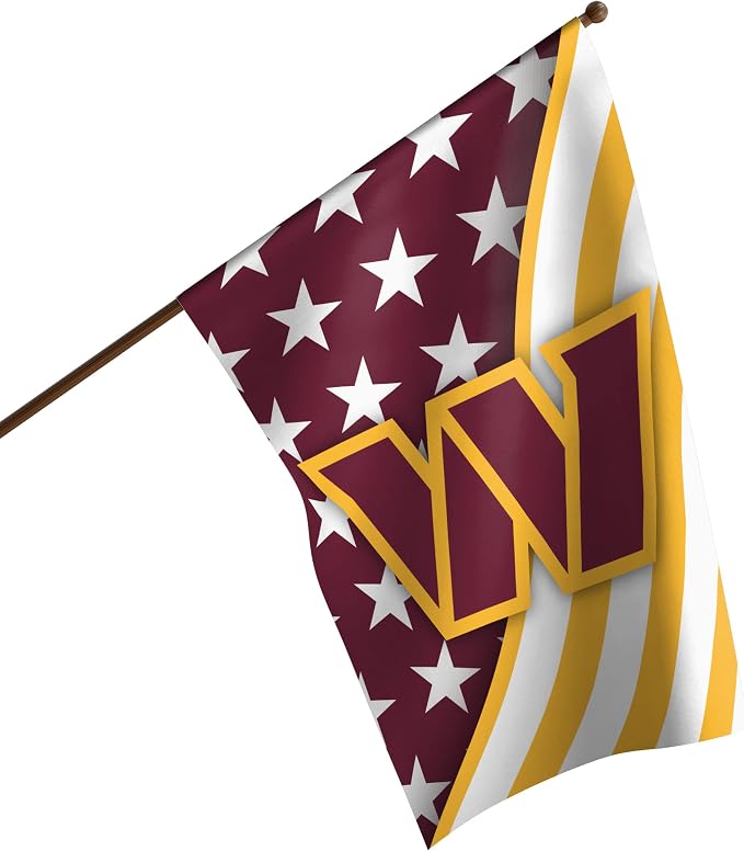 NFL Double Sided Team Logo Vertical Flag (40" x 28")