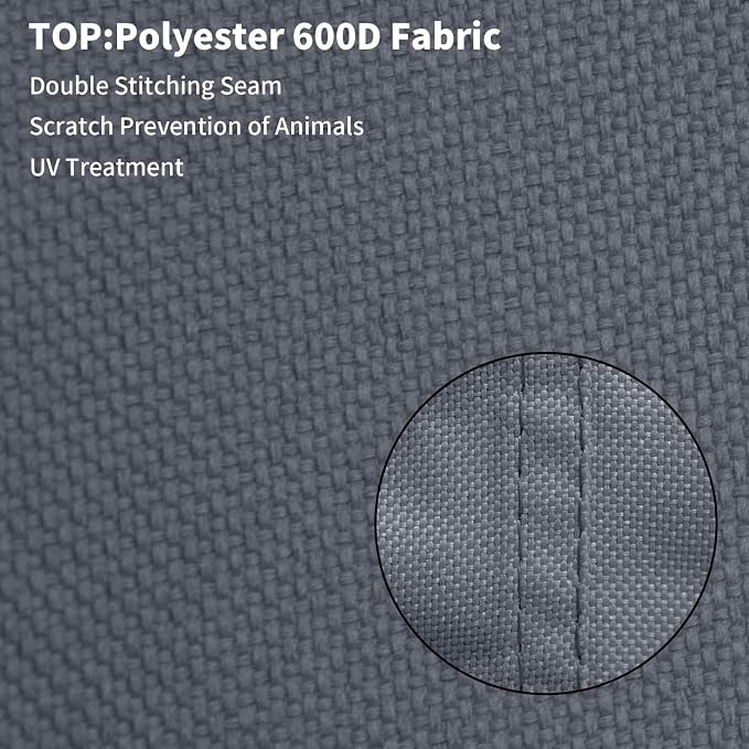 Trimmer Cover Waterproof 600D Oxford Fabric fits Most Echo, STIHL, Husqvarna and Others Alike String Trimmers (1 Pack Grey)