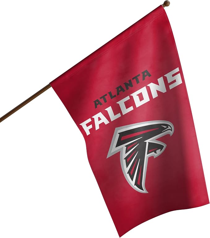 NFL Double Sided Team Logo Vertical Flag (40" x 28")