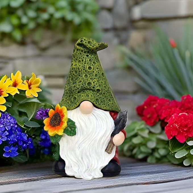 Hide A Key Outside Gnome Figurine Key Hiders Outdoor Garden Gnomes Statues Decorations for Yard Hidden Spare Key Holder Lock Box