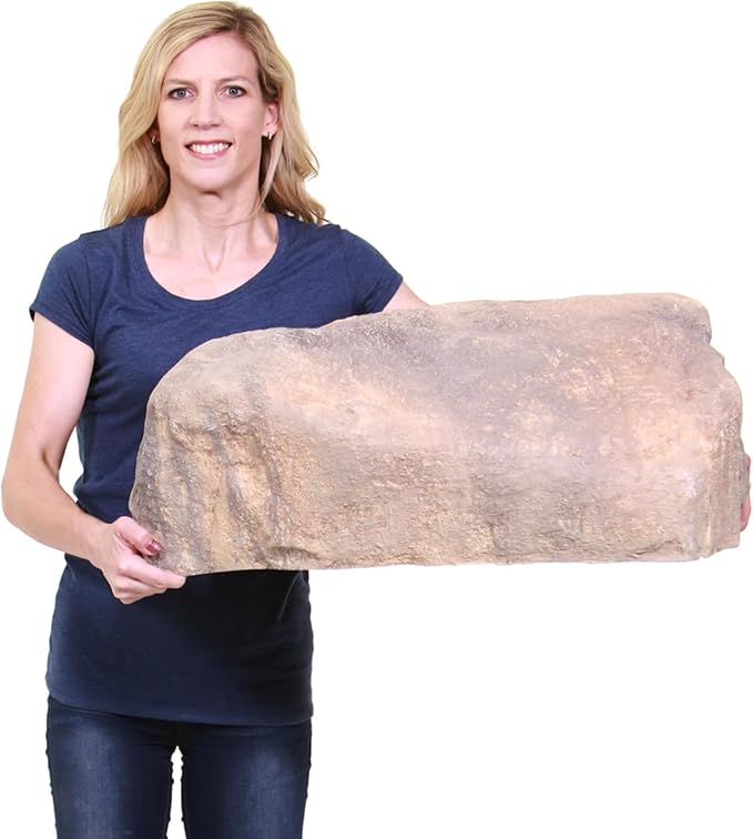 Deckorators 31 in. x 23-1/2 in. x 11-1/2 in. Gray Long Landscape Rock