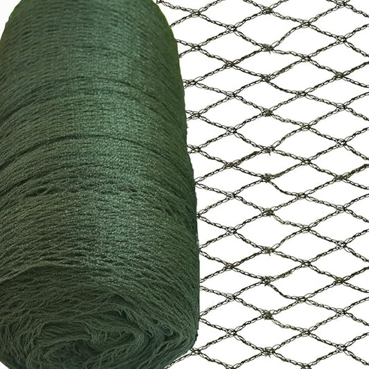 Bird Netting 10X10 FT, 1/2" Mesh, Strong Woven Garden Netting for Plants, Fruit Trees, Blueberry Bushes, Vegetables, Strawberry Protection, Against Bird, Deer, Squirres, Poultry, Small Animals